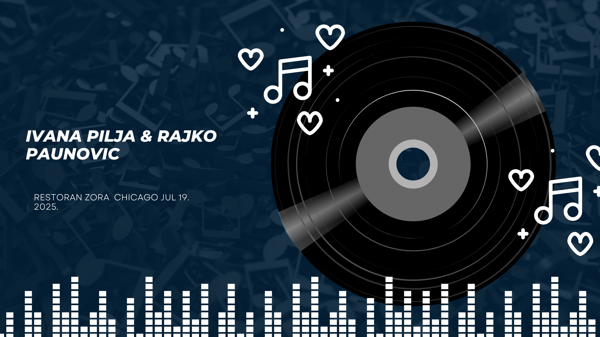 IVANA PILJA & RAJKO PAUNOVIC // Restoran Zora, Chicago // 19. jul 2025